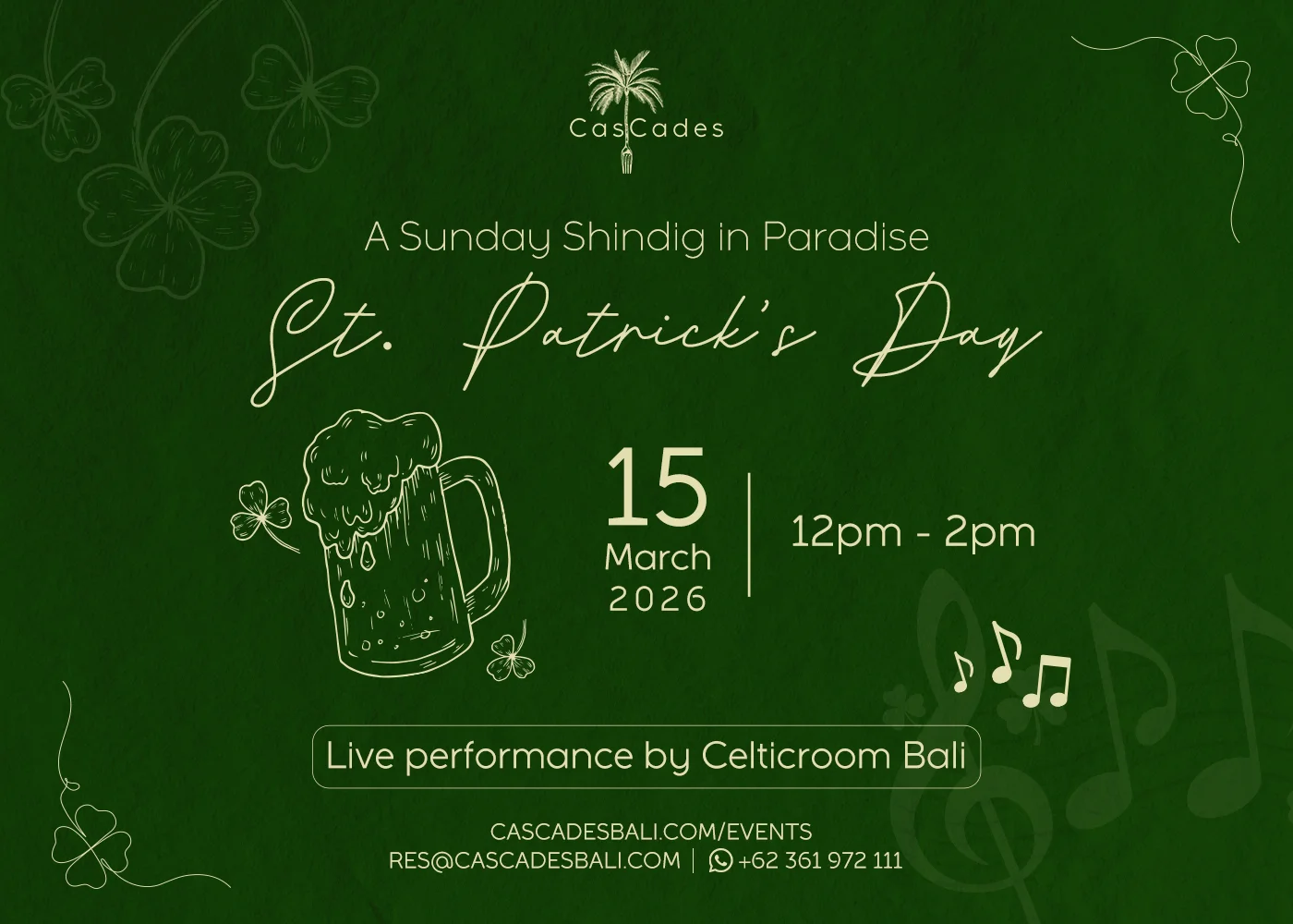 CasCades Saint Patrick's Day 2026
