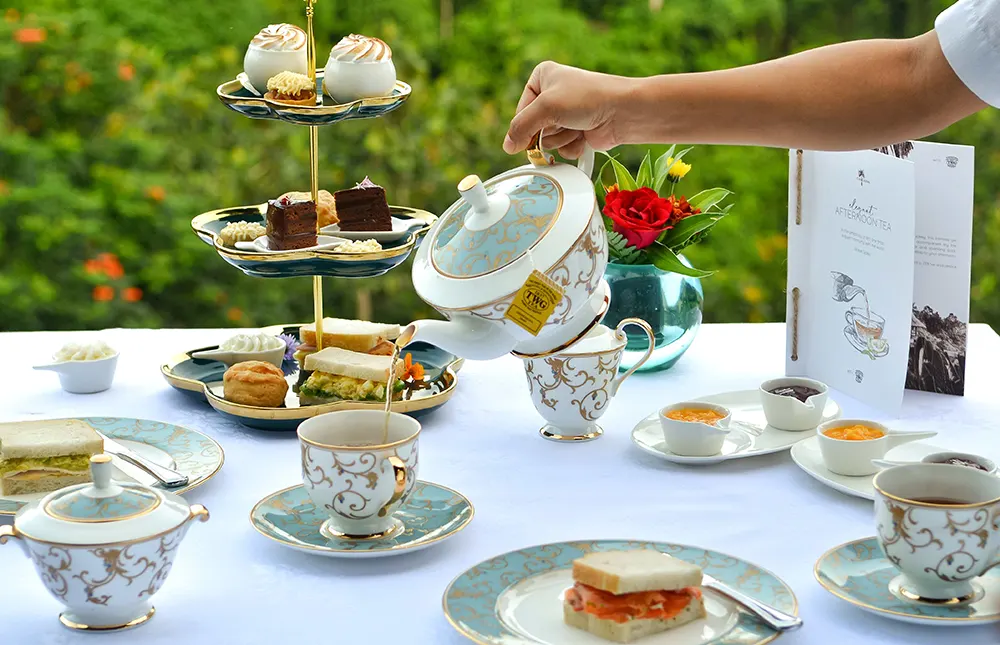 Elegant Afternoon Tea at CasCades Restaurant Bali