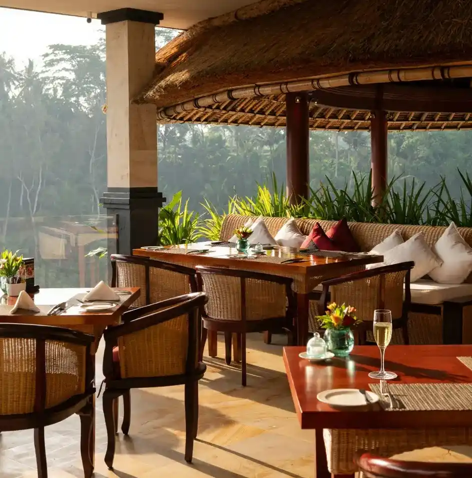 CasCades Restaurant Ubud - jungle view