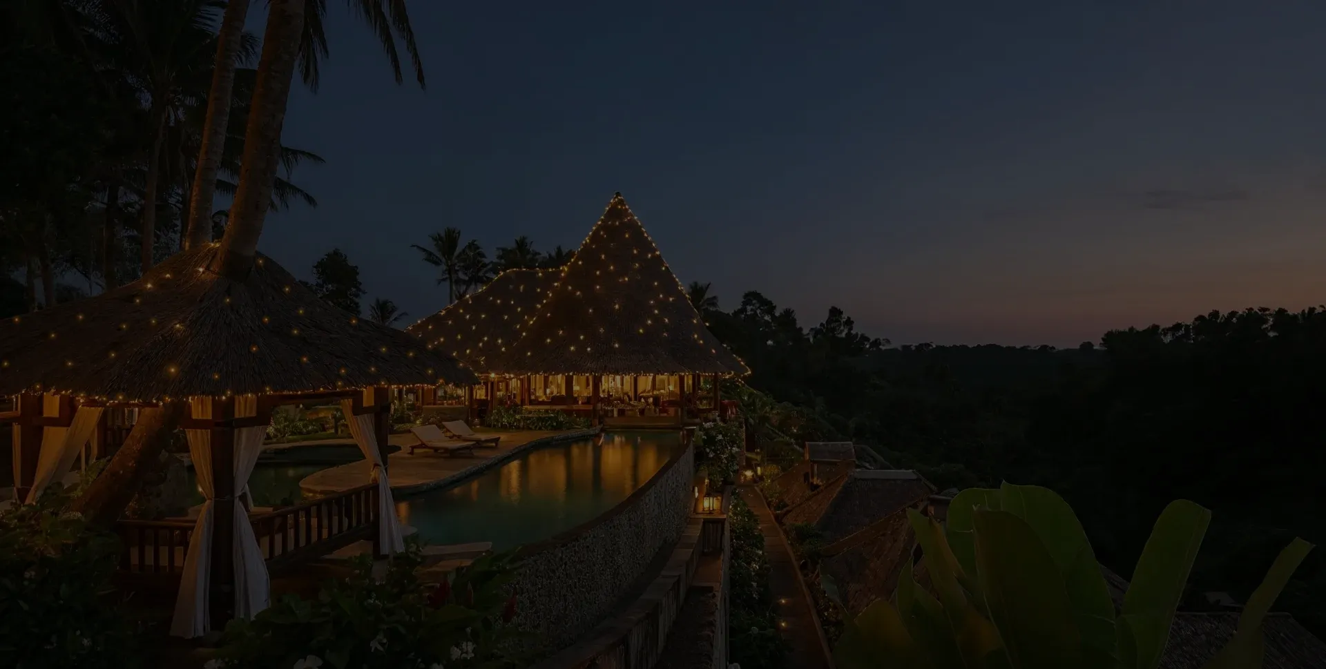 Viceroy Bali Festive Main Pool CasCades