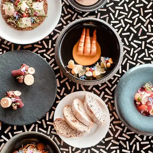 Cascades Restaurant Ubud Bali - Gourmet Dishes and Views